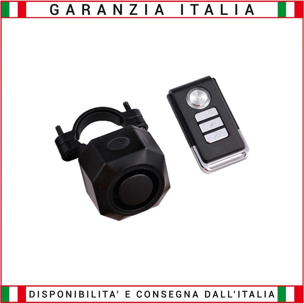 Allarme antifurto con telecomando per Bicicletta, monopattino, scooter elettrico