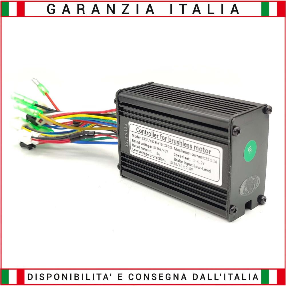 Kit Centralina + Display LCD7C + Pas Universale 36/48V 22A Motori Brushless