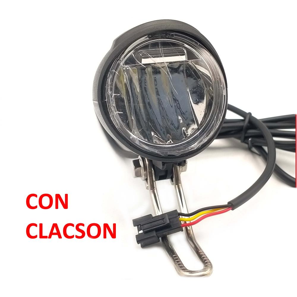 UNIVERSAL 6-60 Volt Front LED Headlight WITH HORN