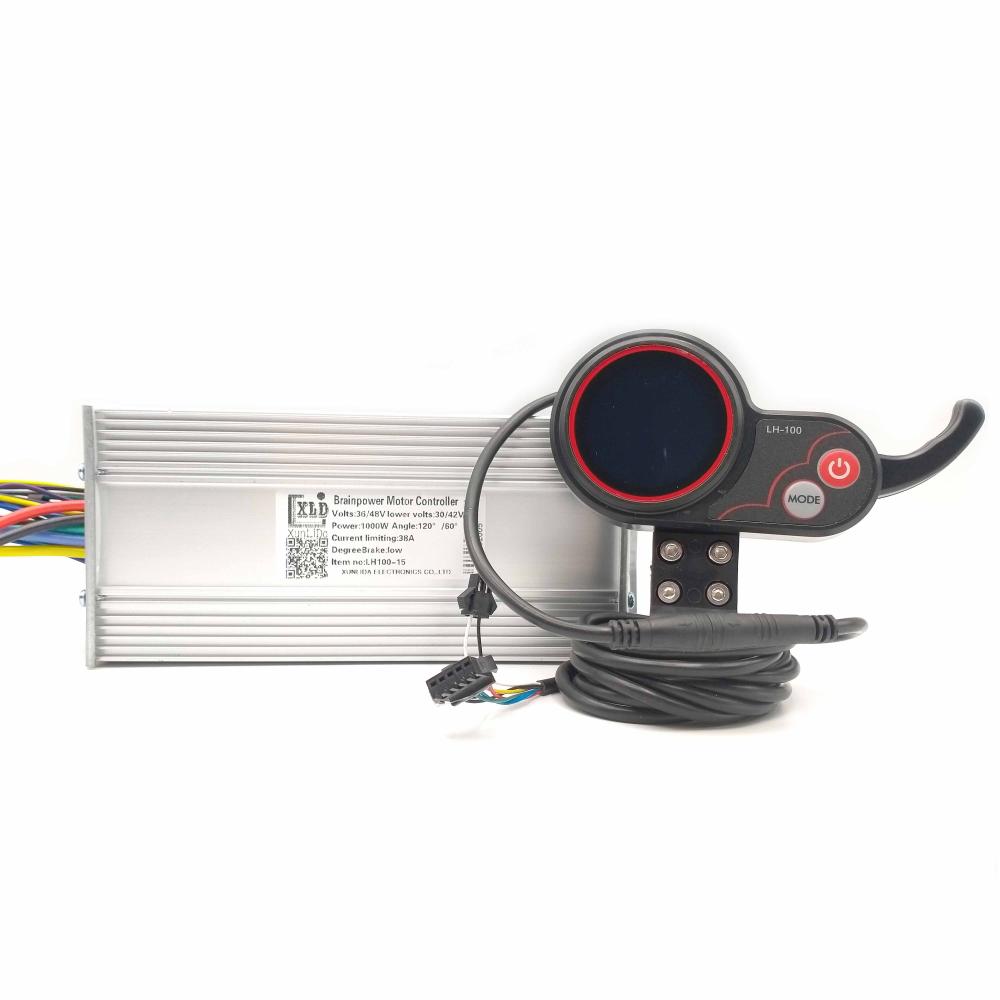 Accelerator Display Kit + Controller for 36/48V 800/1000W brushless motors