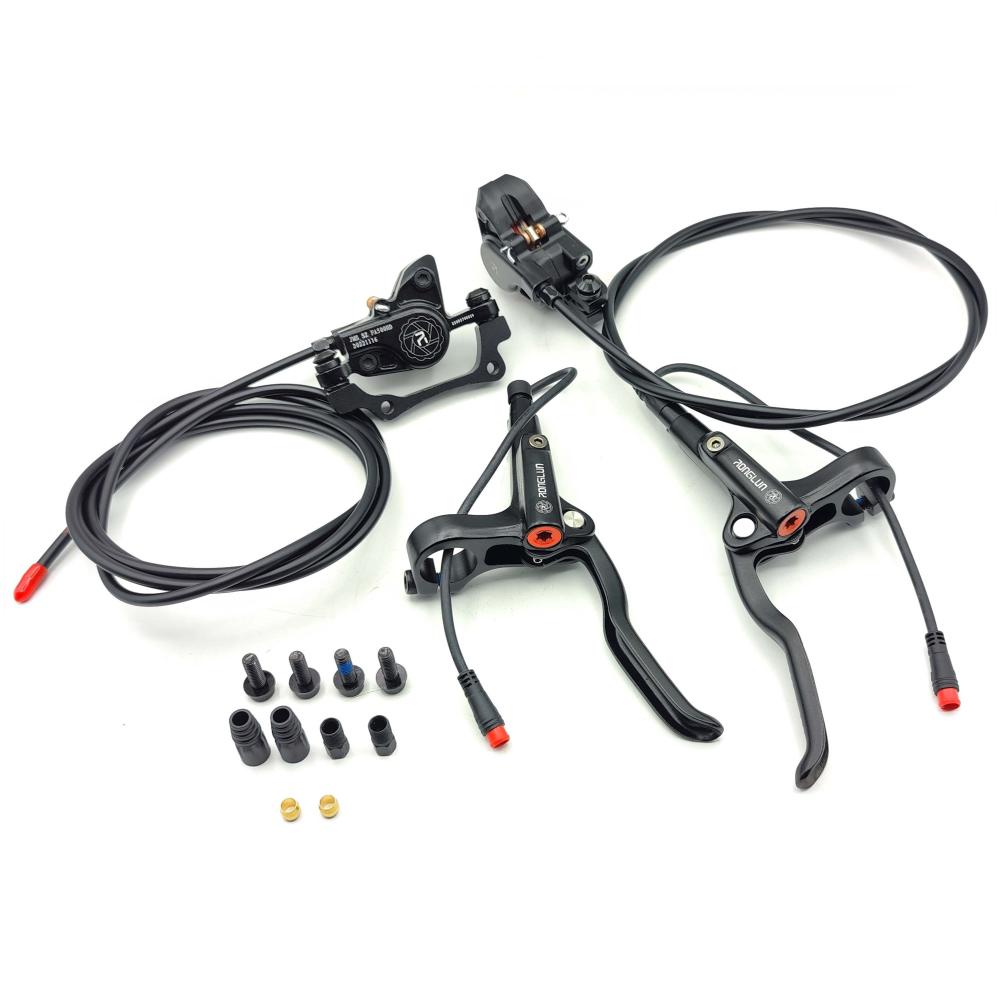 Kit freni idraulici + DISCHI 160 mm ebike bici elettrica RONGLUN
