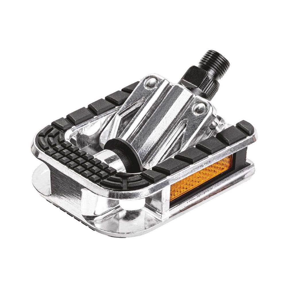 Coppia pedali pieghevoli in alluminio