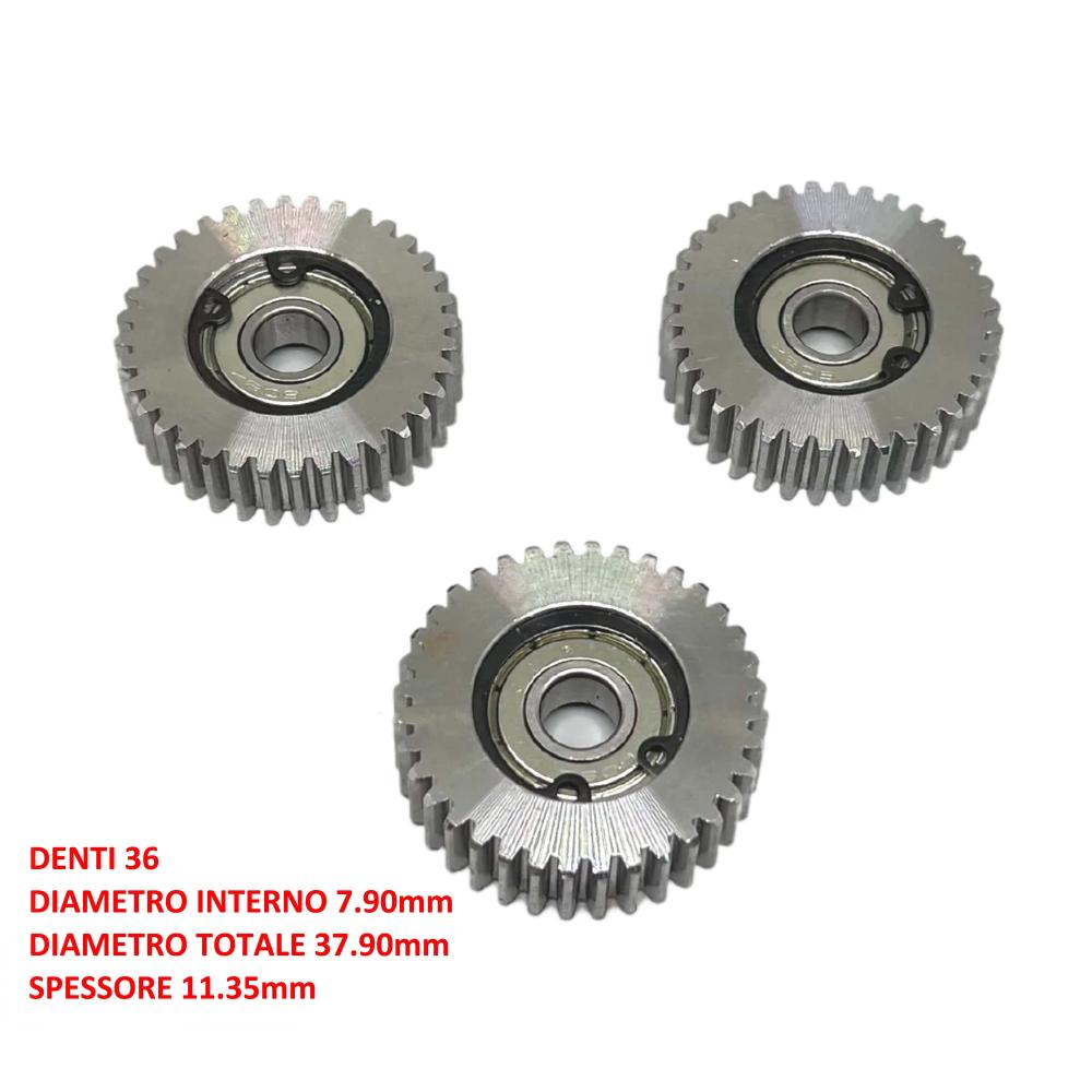Ingranaggi Motore brushless in metallo 250W (3PCS) bici elettrica
