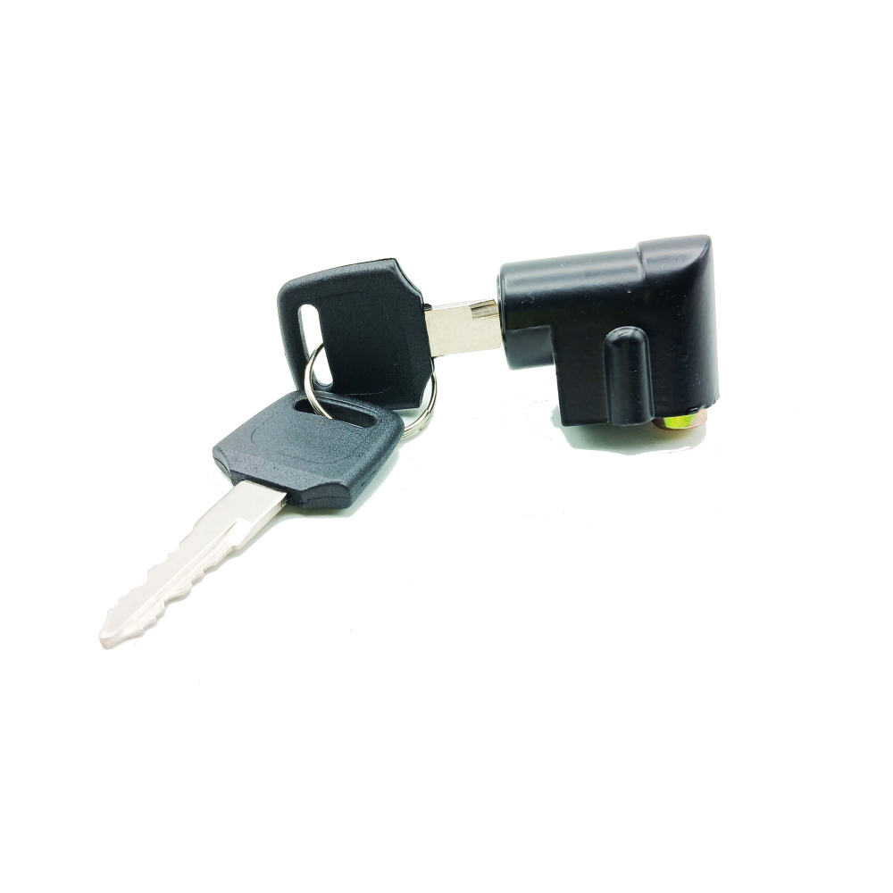 Battery lock key block