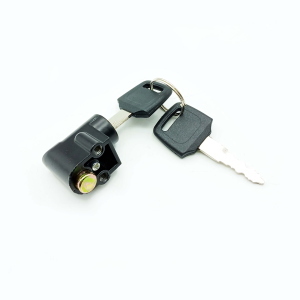 Battery lock key block