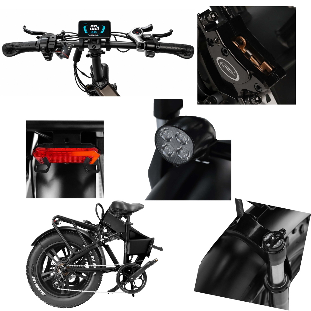 Fat Bike Capobranco 48V 15.6Ah 250W (750W PICCO) Chiave elettronica