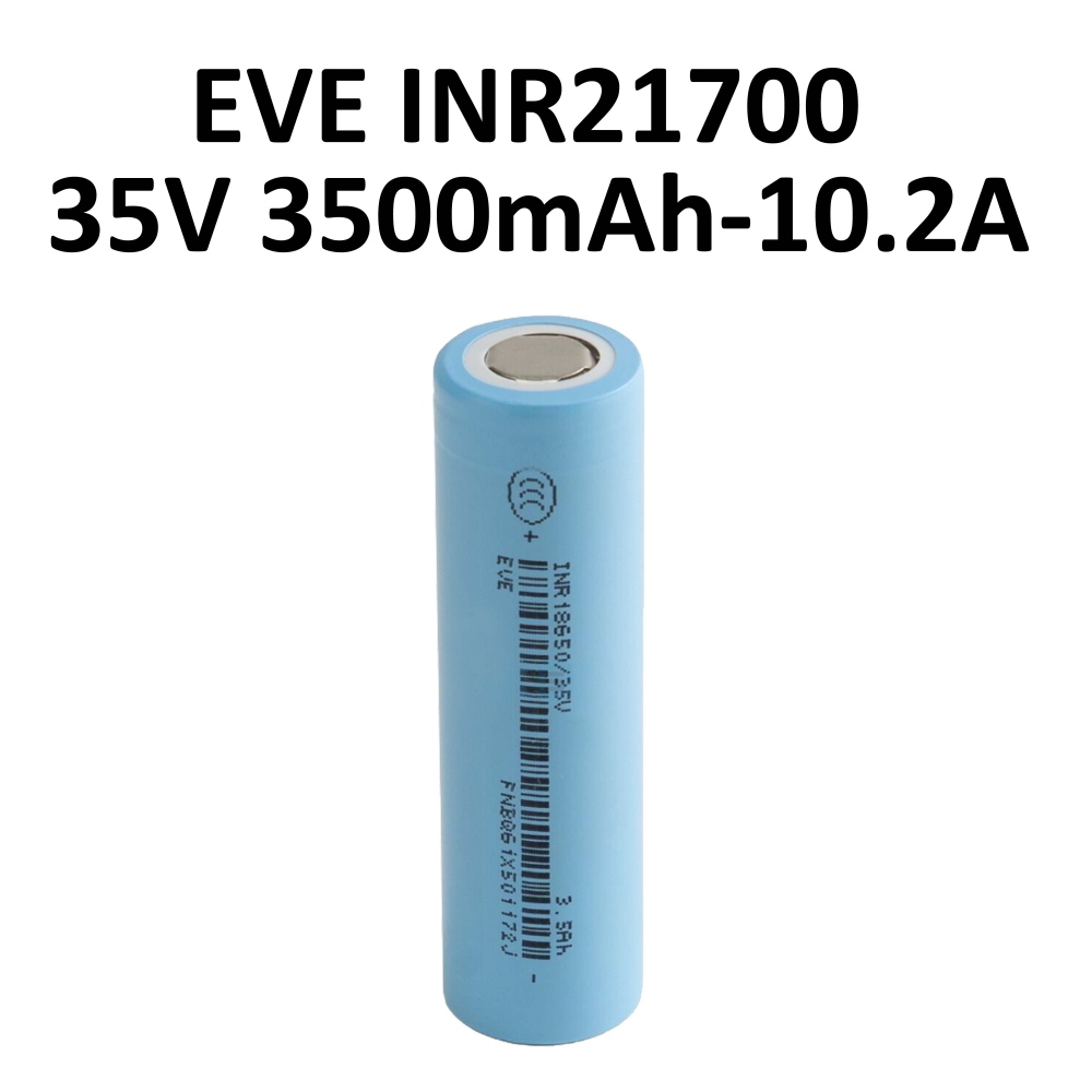 Cella Litio EVE INR18650-35V 3500mAh - 10.2A