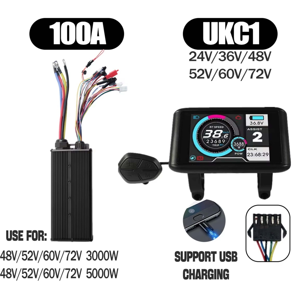 Kit Controller per motori Brushless 48-72V 100A 3000/5000W