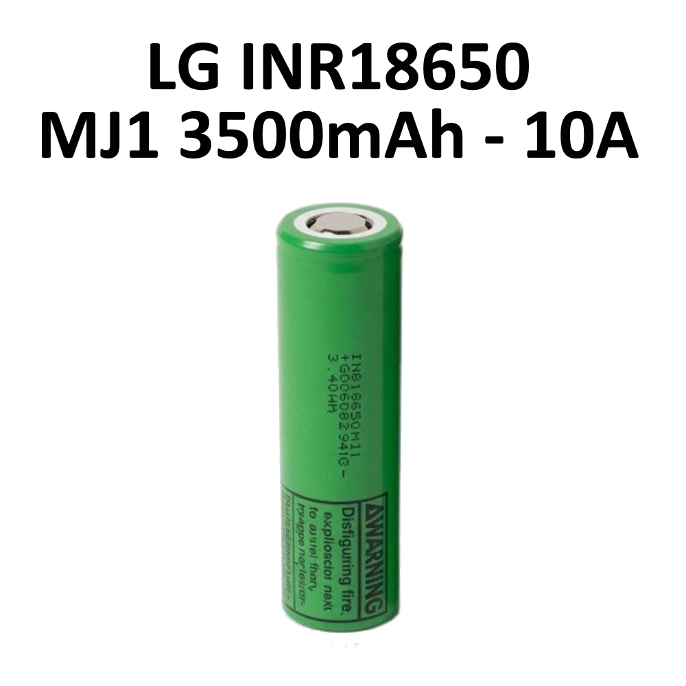 Cella Litio LG INR18650 MJ1 3500mAh - 10A