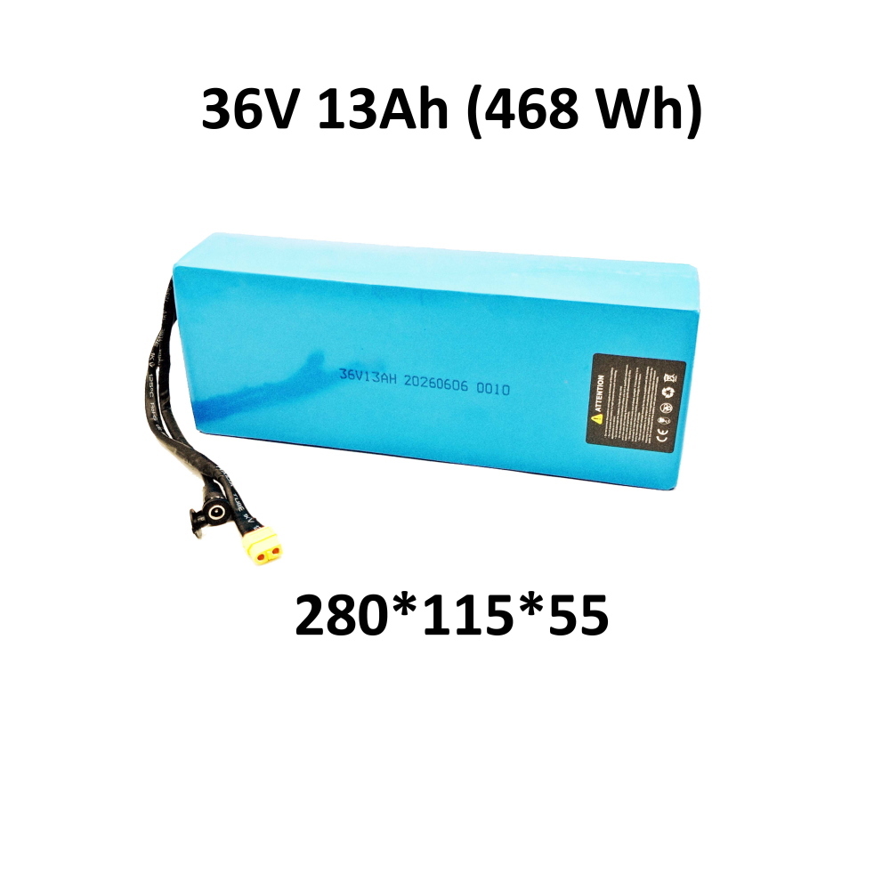 Internal Battery 36 Volt 13 Ah Lithium (468 Wh) - DIMENSIONS: 280x115x55mm
