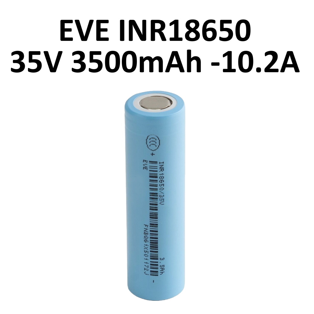 EVE INR18650-35V 3500mAh - 10.2A Lithium Cell